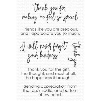 My Favorite Things Clear Stamps - Inside & Out Thank You